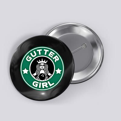 And S Bowling Funny Gutter Graphic Funny Gift Button