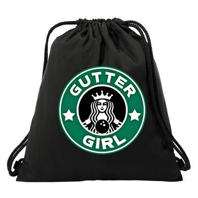 And S Bowling Funny Gutter Graphic Funny Gift Drawstring Bag