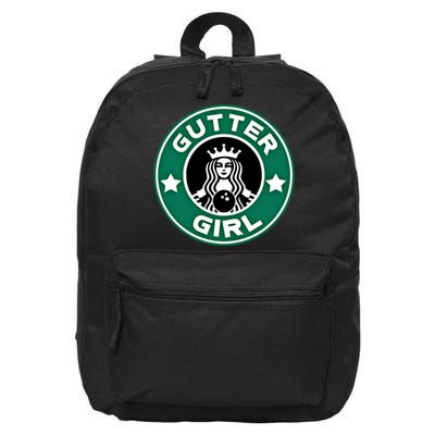 And S Bowling Funny Gutter Graphic Funny Gift 16 in Basic Backpack