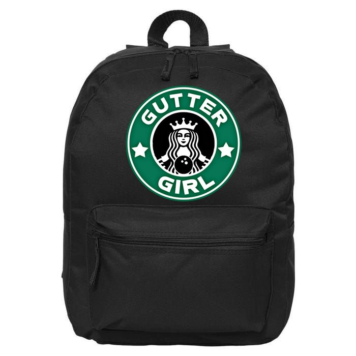And S Bowling Funny Gutter Graphic Funny Gift 16 in Basic Backpack