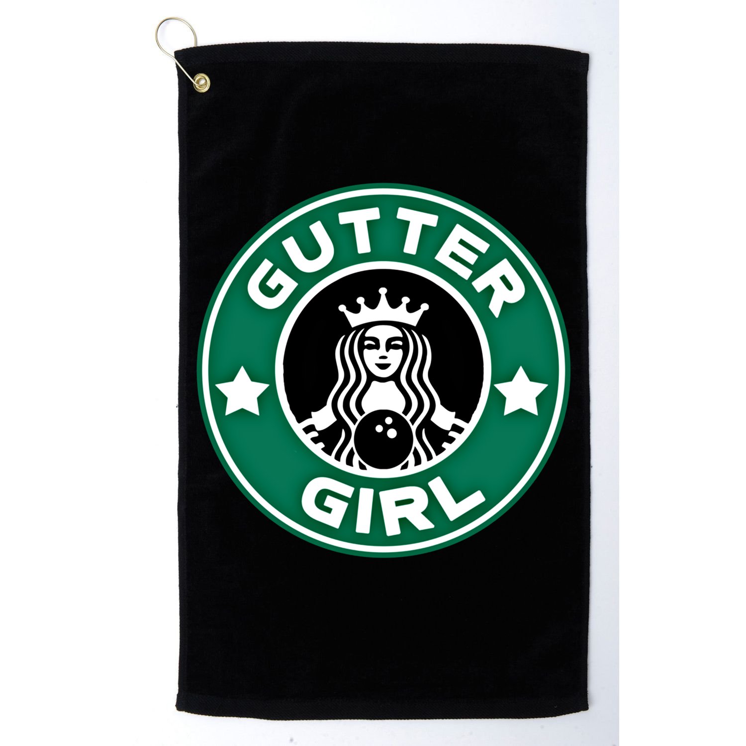 And S Bowling Funny Gutter Graphic Funny Gift Golf Towel