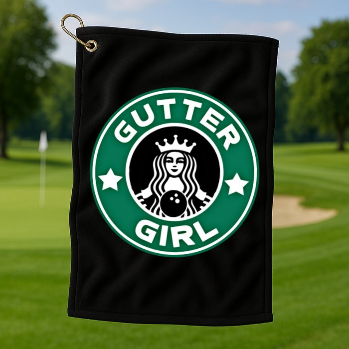 And S Bowling Funny Gutter Graphic Funny Gift Golf Towel
