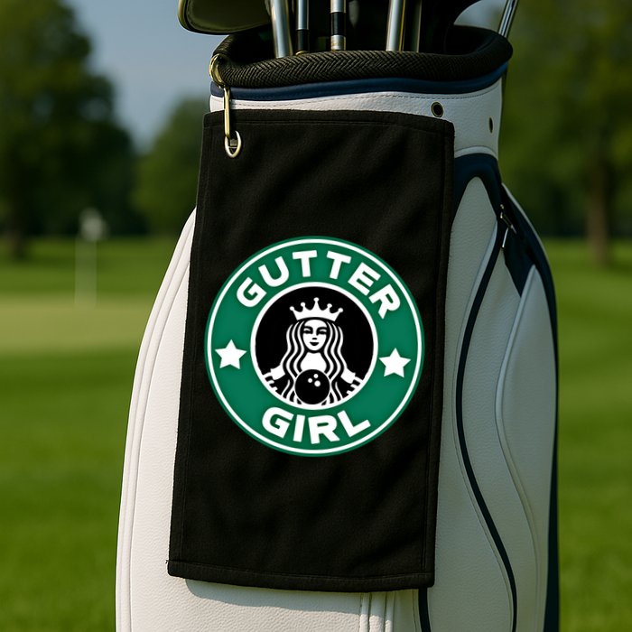 And S Bowling Funny Gutter Graphic Funny Gift Golf Towel