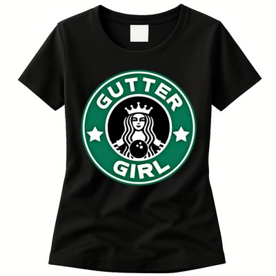 And S Bowling Funny Gutter Graphic Funny Gift Womens T-Shirt