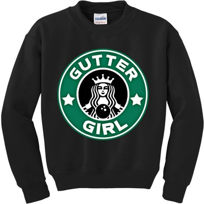 And S Bowling Funny Gutter Graphic Funny Gift Kids Sweatshirt