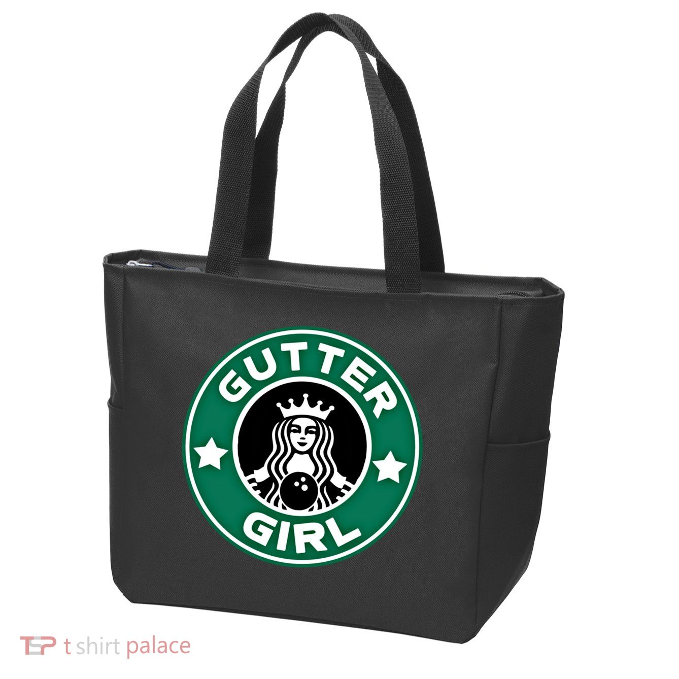 And S Bowling Funny Gutter Graphic Funny Gift Zip Tote Bag