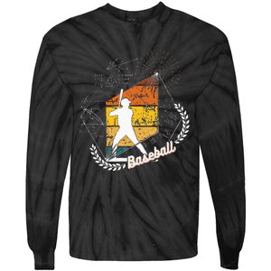 American Sport Baseball Just A Boy Who Loves Baseball Sport Tie-Dye Long Sleeve Shirt