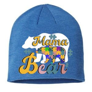 Autism Superpower Bear Mama Autism Awareness Day Gift Sustainable Beanie