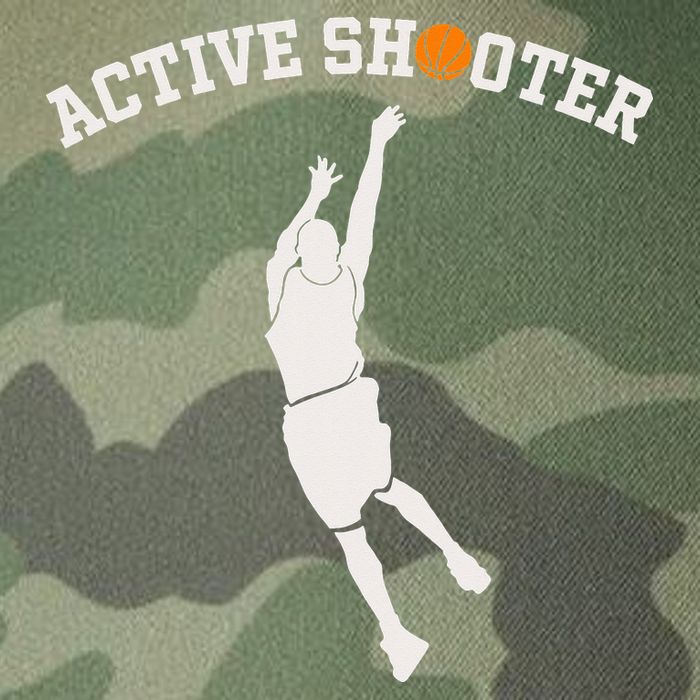 Active Shooter Basketball Lovers funny player Legacy Tie Dye Trucker Hat