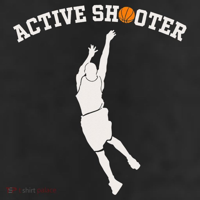 Active Shooter Basketball Lovers funny player Cool Comfort Performance Bucket Hat