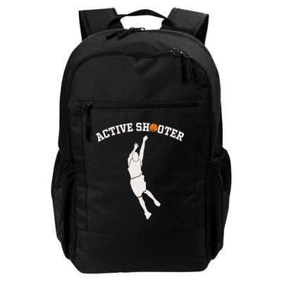 Active Shooter Basketball Lovers funny player Backpack