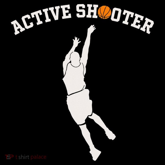 Active Shooter Basketball Lovers funny player Sustainable Bucket Hat