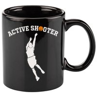Active Shooter Basketball Lovers funny player 11oz C Handle Ceramic Mug
