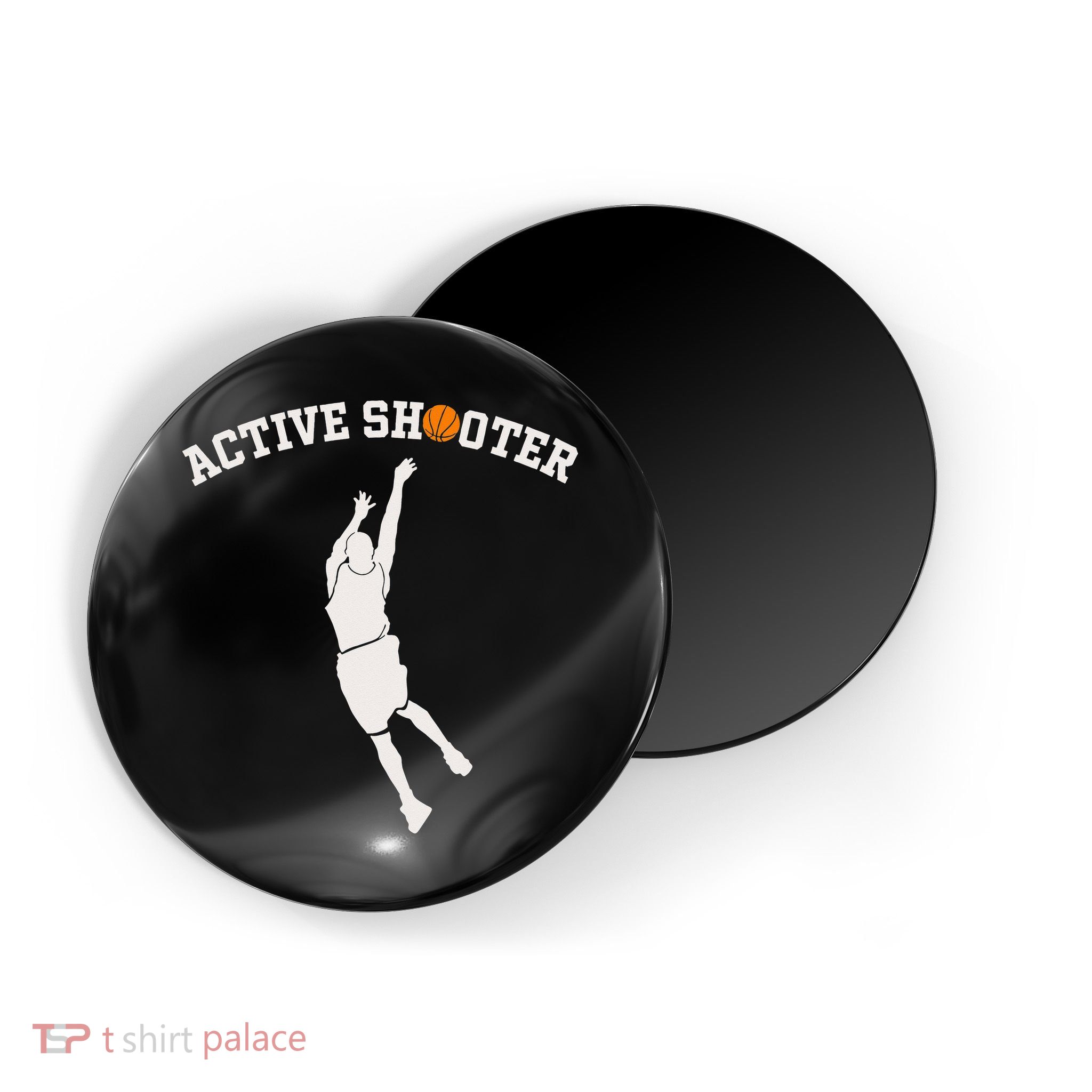 Active Shooter Basketball Lovers funny player Magnet