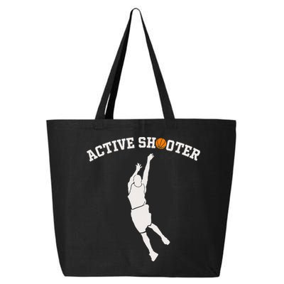 Active Shooter Basketball Lovers funny player 25L Jumbo Tote