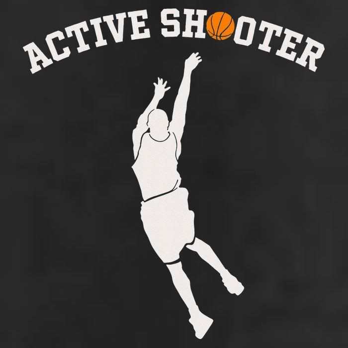Active Shooter Basketball Lovers funny player Golf Towel