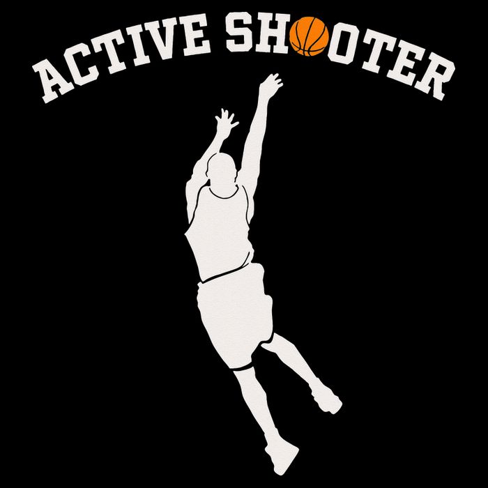 Active Shooter Basketball Lovers funny player Short Acrylic Beanie
