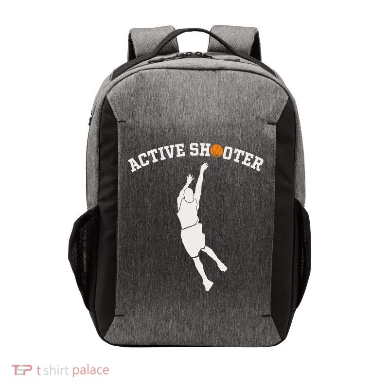 Active Shooter Basketball Lovers funny player Vector Backpack