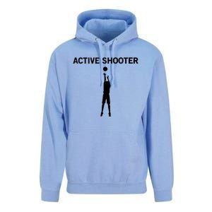 Active Shooter Basketball Lovers Unisex Surf Hoodie