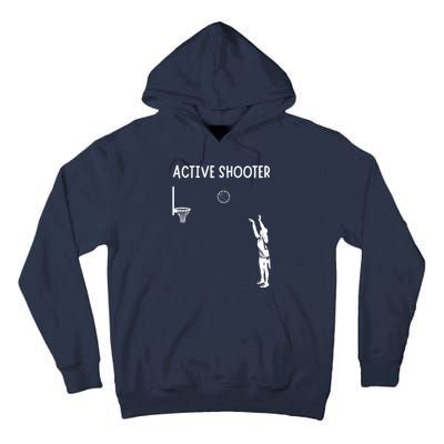 Active Shooter Basketball Lovers Tall Hoodie