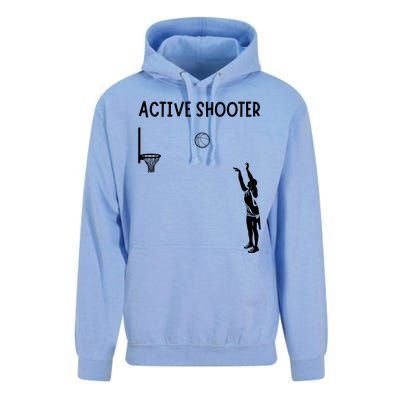 Active Shooter Basketball Lovers Unisex Surf Hoodie