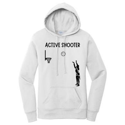 Active Shooter Basketball Lovers Women's Pullover Hoodie