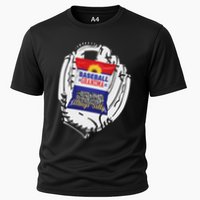 Always Salty Baseball Grandma With Sunflower Seeds Cooling Performance Crew T-Shirt