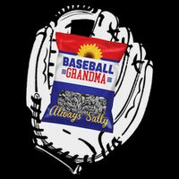 Always Salty Baseball Grandma With Sunflower Seeds Cooling Performance Crew T-Shirt