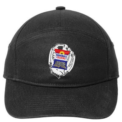 Always Salty Baseball Grandma With Sunflower Seeds 7-Panel Snapback Hat