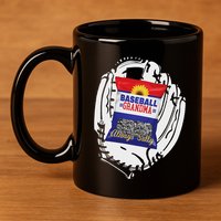 Always Salty Baseball Grandma With Sunflower Seeds 11oz C Handle Ceramic Mug