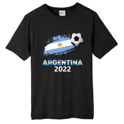 Argentina Soccer Ball Flag Jersey Argentinian Football Tall Fusion ChromaSoft Performance T-Shirt