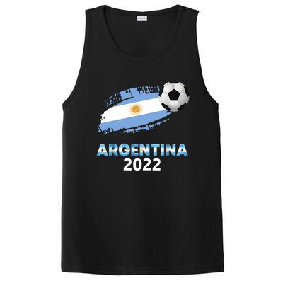 Argentina Soccer Ball Flag Jersey Argentinian Football PosiCharge Competitor Tank