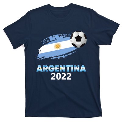 Argentina Soccer Ball Flag Jersey Argentinian Football T-Shirt