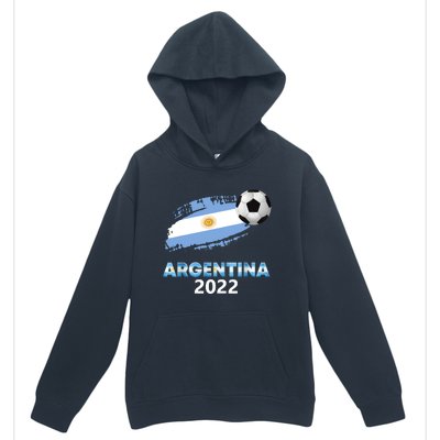 Argentina Soccer Ball Flag Jersey Argentinian Football Urban Pullover Hoodie