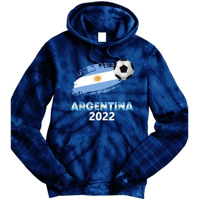 Argentina Soccer Ball Flag Jersey Argentinian Football Tie Dye Hoodie