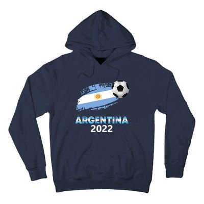 Argentina Soccer Ball Flag Jersey Argentinian Football Tall Hoodie