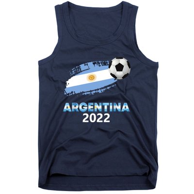 Argentina Soccer Ball Flag Jersey Argentinian Football Tank Top