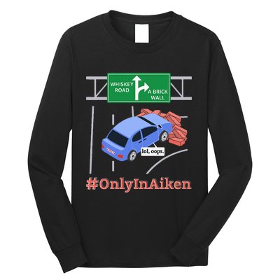 Aiken SC Brick Wall Meme Long Sleeve Shirt