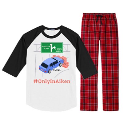 Aiken SC Brick Wall Meme Raglan Sleeve Pajama Set