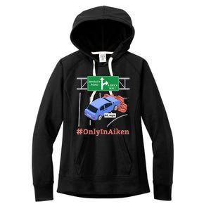 Aiken SC Brick Wall Meme Women's Fleece Hoodie