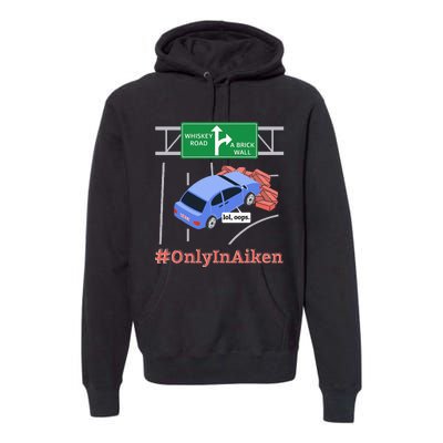 Aiken SC Brick Wall Meme Premium Hoodie