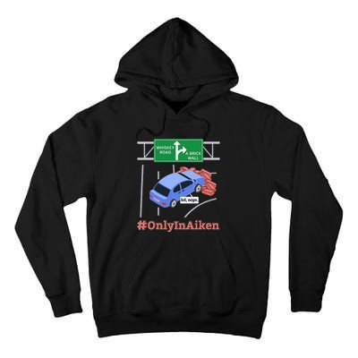 Aiken SC Brick Wall Meme Tall Hoodie