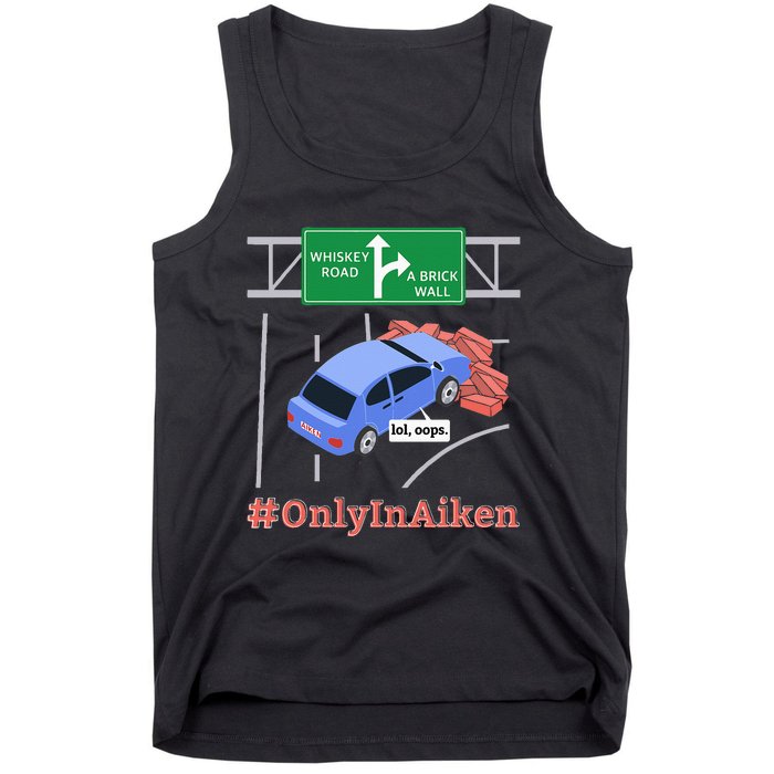 Aiken SC Brick Wall Meme Tank Top