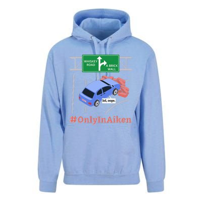 Aiken SC Brick Wall Meme Unisex Surf Hoodie