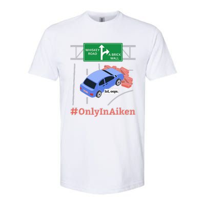 Aiken SC Brick Wall Meme Softstyle CVC T-Shirt