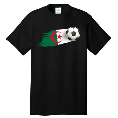 Algeria Soccer Ball Algeria Flag Jersey Algeria Football Tall T-Shirt