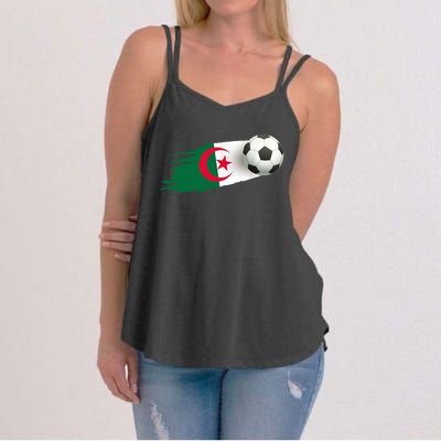 Algeria Soccer Ball Algeria Flag Jersey Algeria Football Women's Strappy Tank