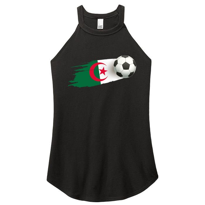 Algeria Soccer Ball Algeria Flag Jersey Algeria Football Women's Perfect Tri Rocker Tank