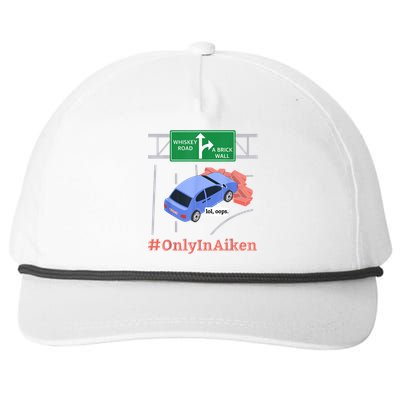 Aiken, SC, Brick Wall Meme Snapback Five-Panel Rope Hat