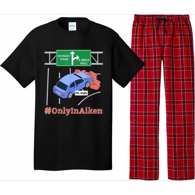 Aiken, SC, Brick Wall Meme Pajama Set